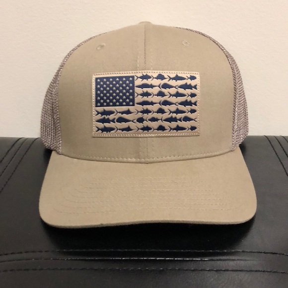columbia american flag hat